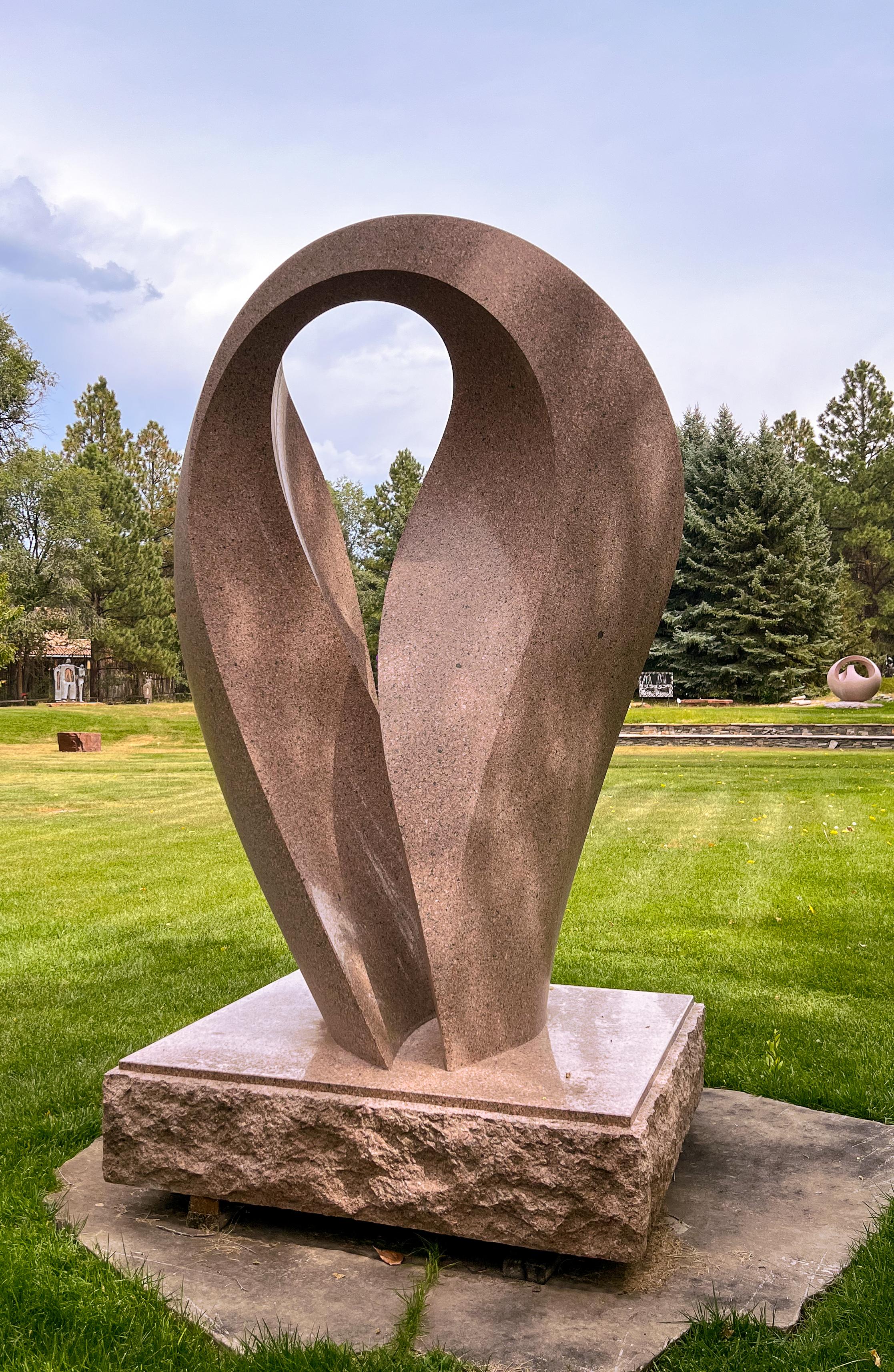 Untitled, by Khang Pham-New, contemporary, abstract, granite sculpture, outdoor  For Sale 1