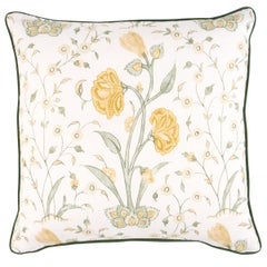 Khilana Floral Pillow in Marigold 20 x 20"