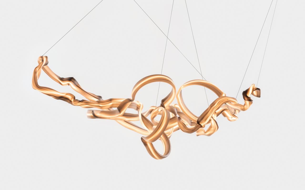 Khipu Chandelier in 3D-Printed PETG, Inspired by Inca Heritage, by Zihan Zhao im Angebot 2