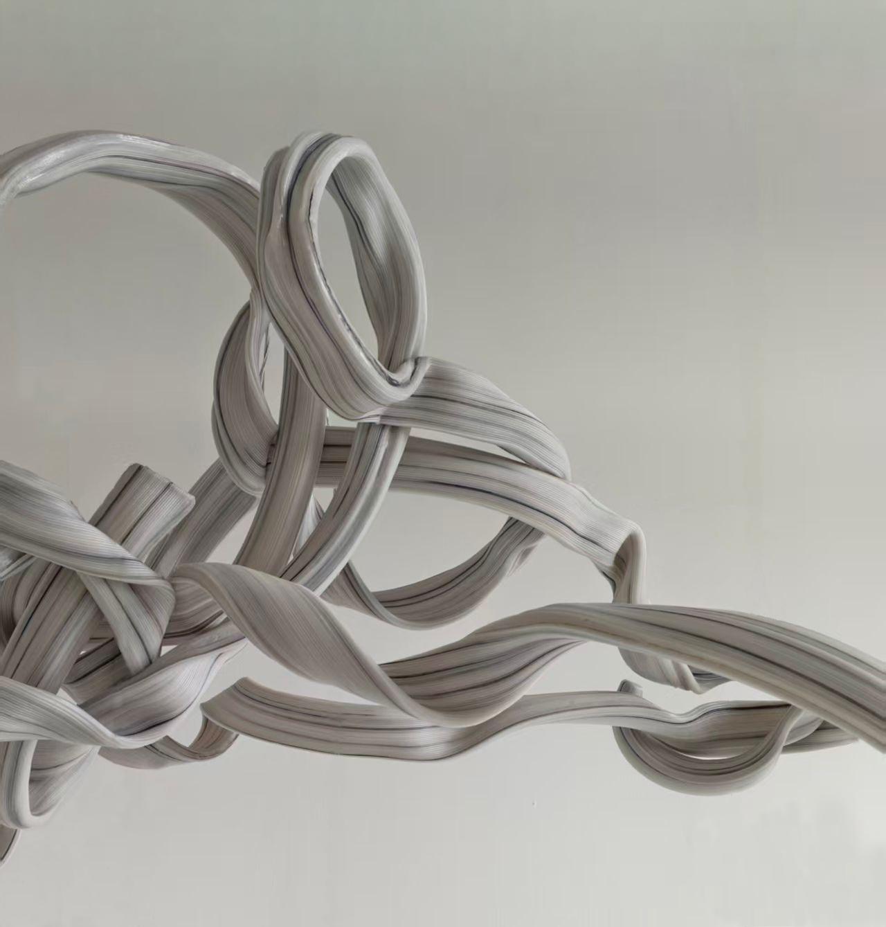 Khipu-Kronleuchter aus 3D-bedrucktem PETG, inspiriert vom Erbe der Inka, von Zihan Zhao im Angebot 3