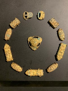 Khitan Liao Dynasty Gold Clad Horse Trappings, 10th-11th Century, China