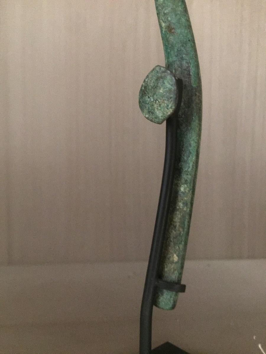 Hand-Crafted Khmer Bronze Hairpin For Sale