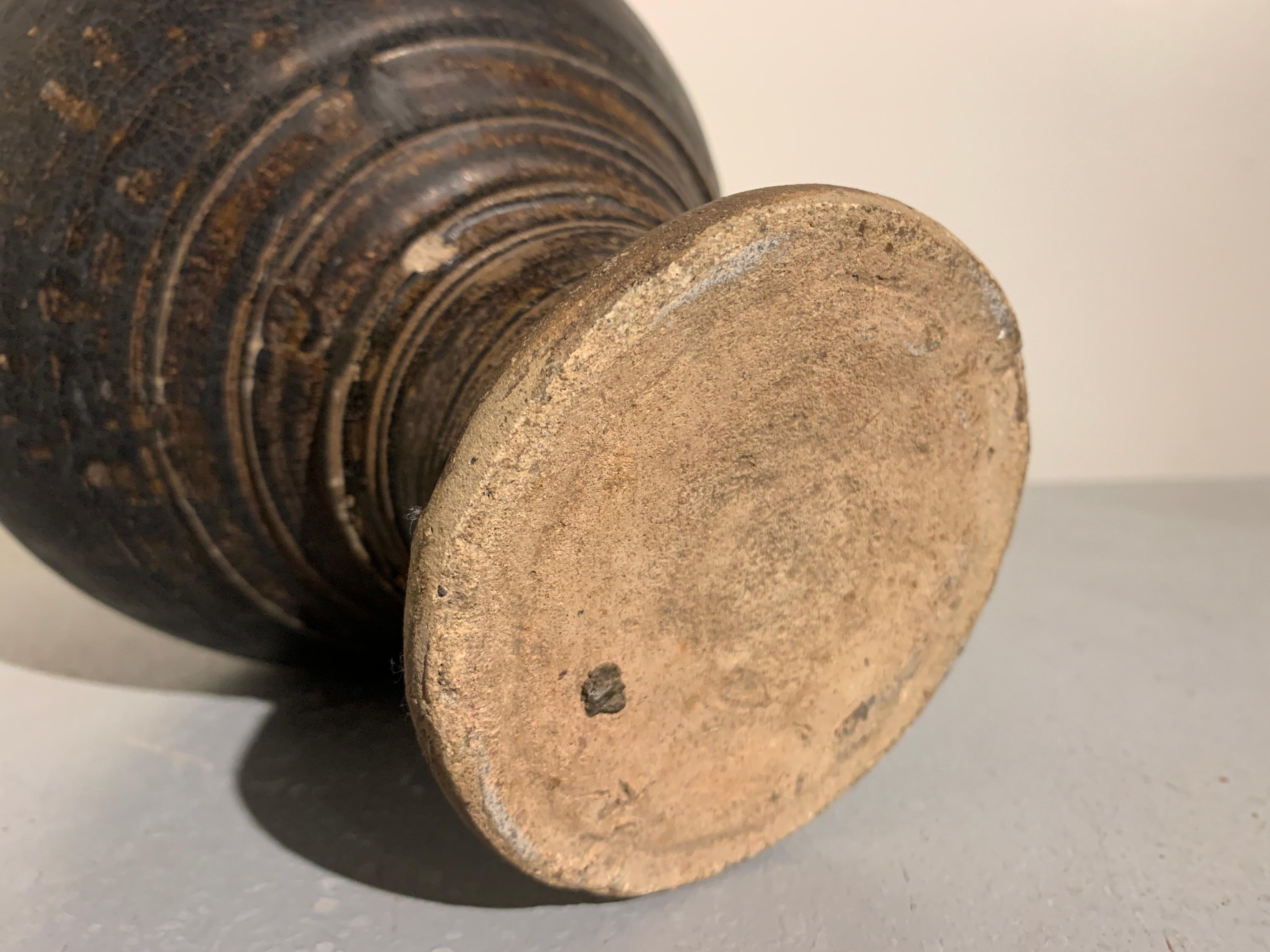 Khmer Brown and Celadon Glazed Vase, Angkor Wat Period, 11th-12th Century 6
