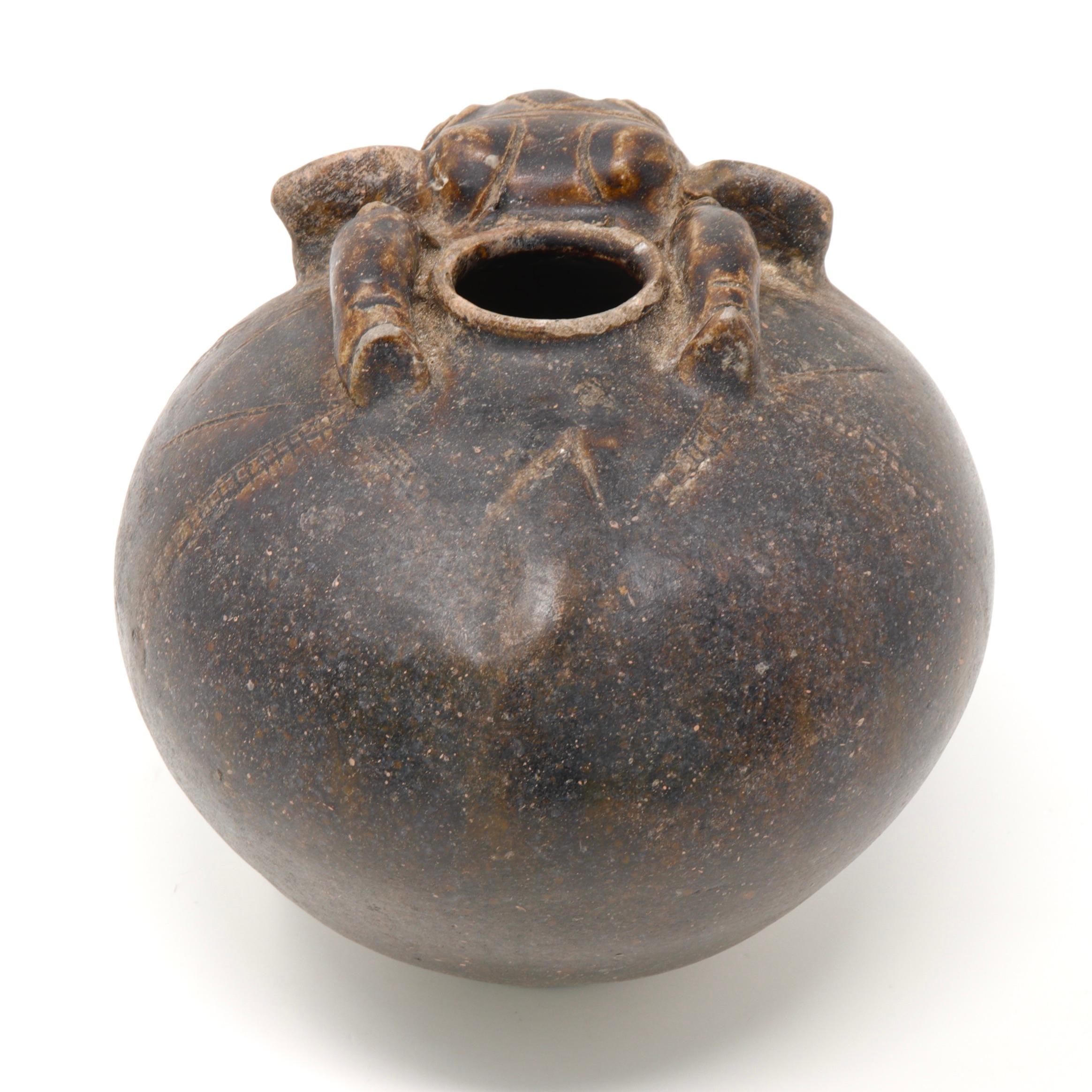 Other Khmer Elephant Form Lime Pot, 12th century. For Sale