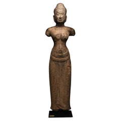 Khmer Sandstone Figure of Uma