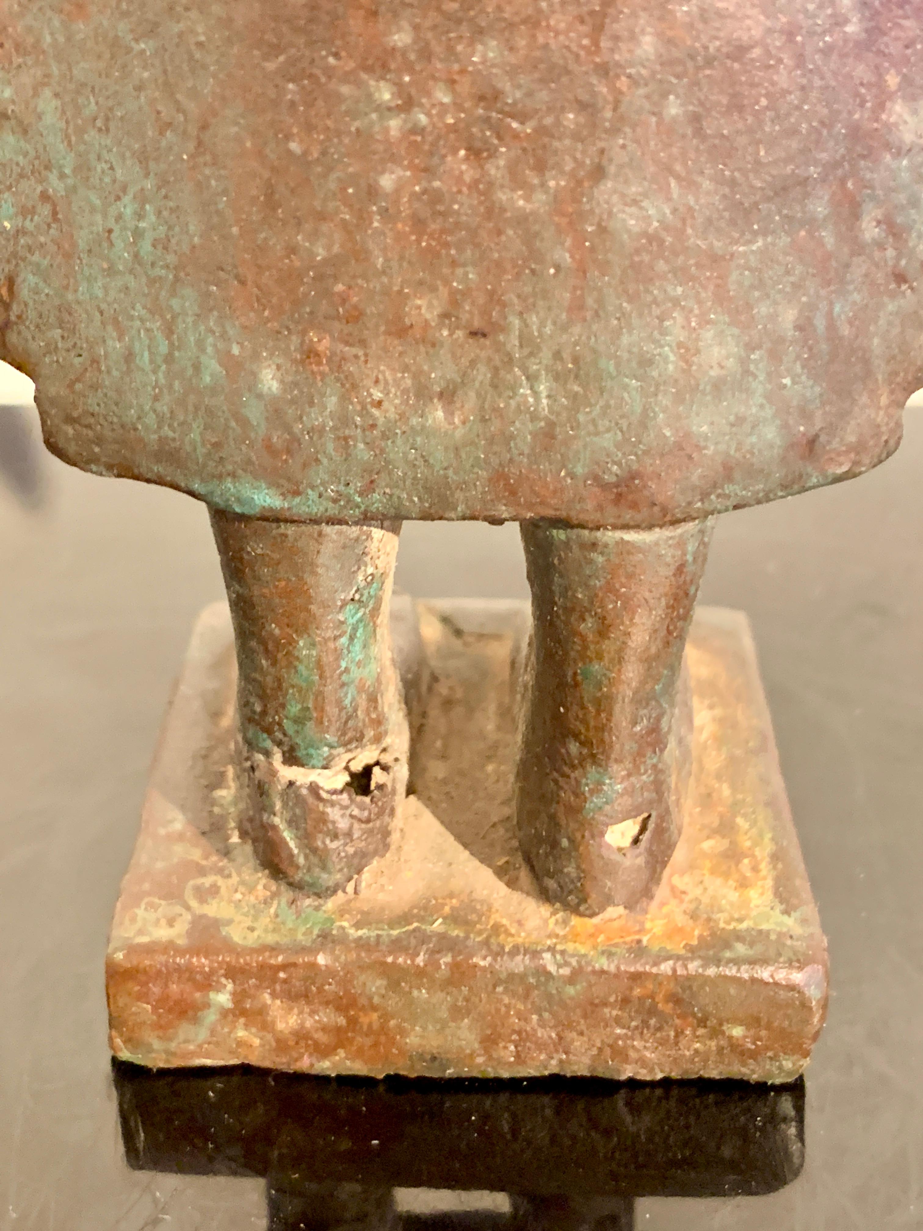 Khmer Style Bronze Figure of a Standing Buddha, Mid-20th Century, Thailand For Sale 9
