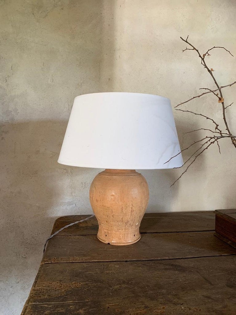 18th Century and Earlier Khmer Vase Table Lamp For Sale