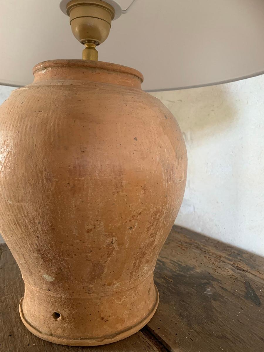 18th Century and Earlier Khmer Vase Table Lamp For Sale
