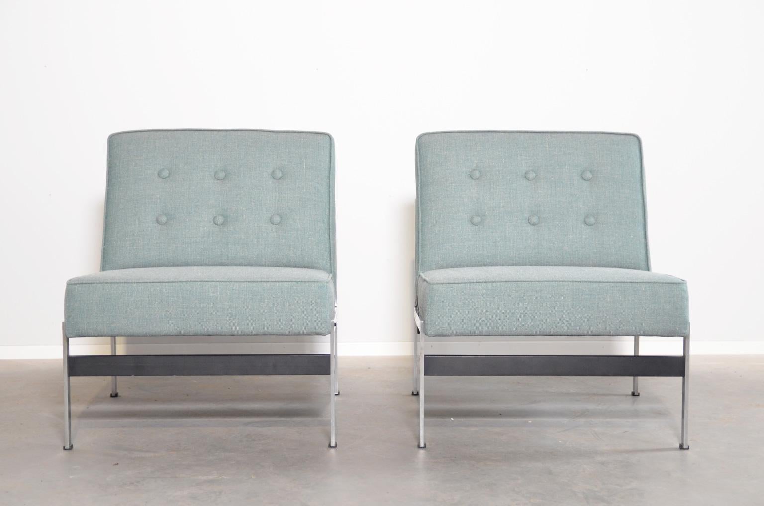 Set of two Midcentury Kho Liang Ie 020 Easy Chairs for Artifort 5