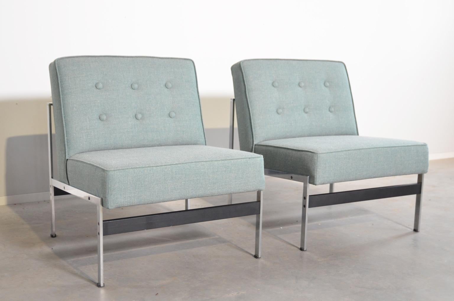 Set of two Midcentury Kho Liang Ie 020 Easy Chairs for Artifort 6