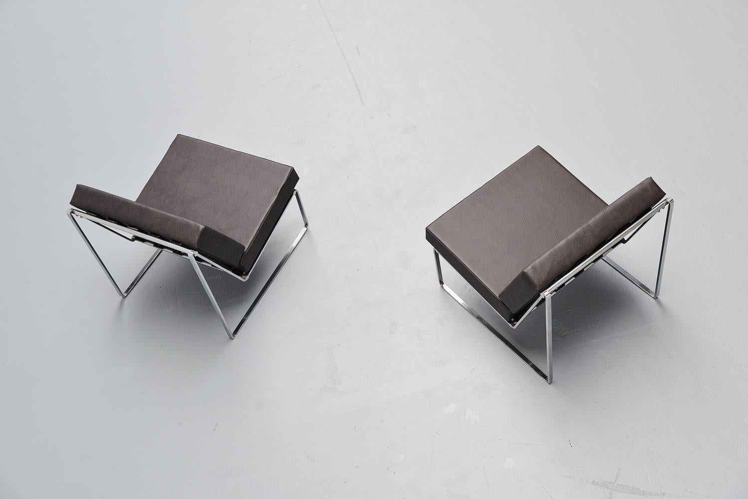 Mid-Century Modern Kho Liang Ie 024 Lounge Chairs Artifort, 1962