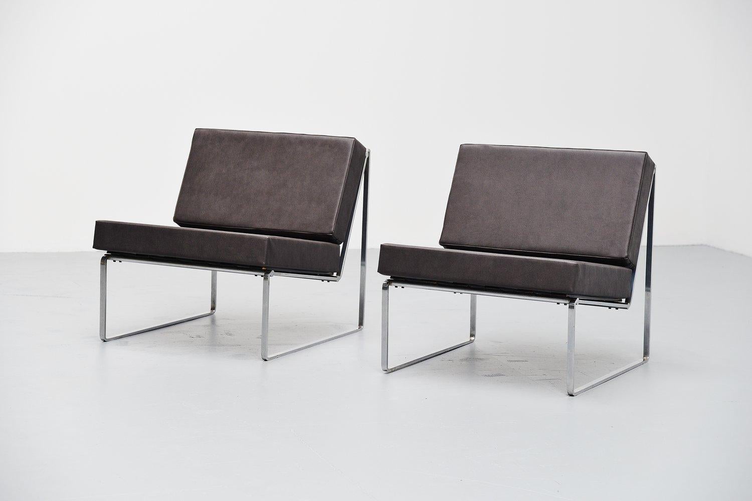 Dutch Kho Liang Ie 024 Lounge Chairs Artifort, 1962