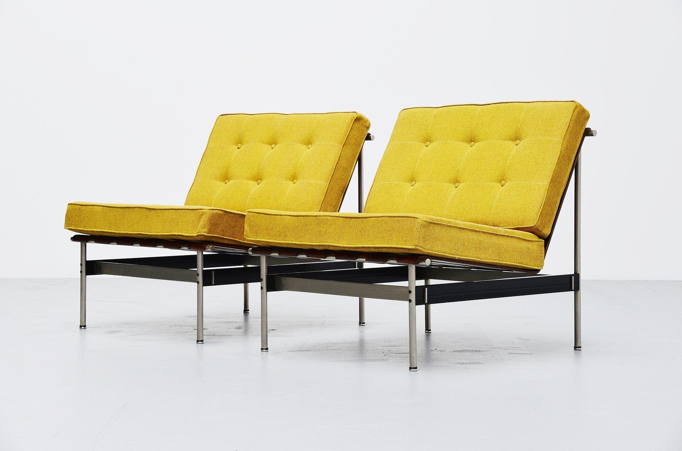 Dutch Kho Liang Ie 416 lounge chairs for Artifort, Holland, 1959