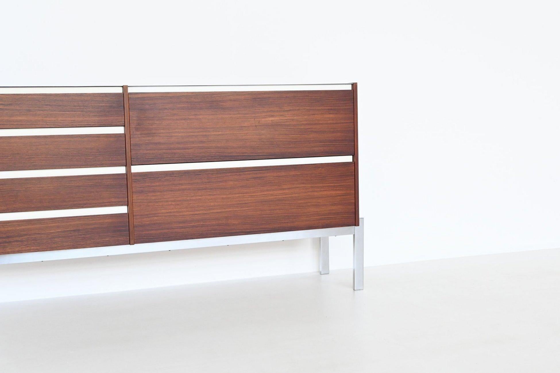 Kho Liang Ie and Wim Crouwel sideboard in teak Fristho The Netherlands 1957 For Sale 5