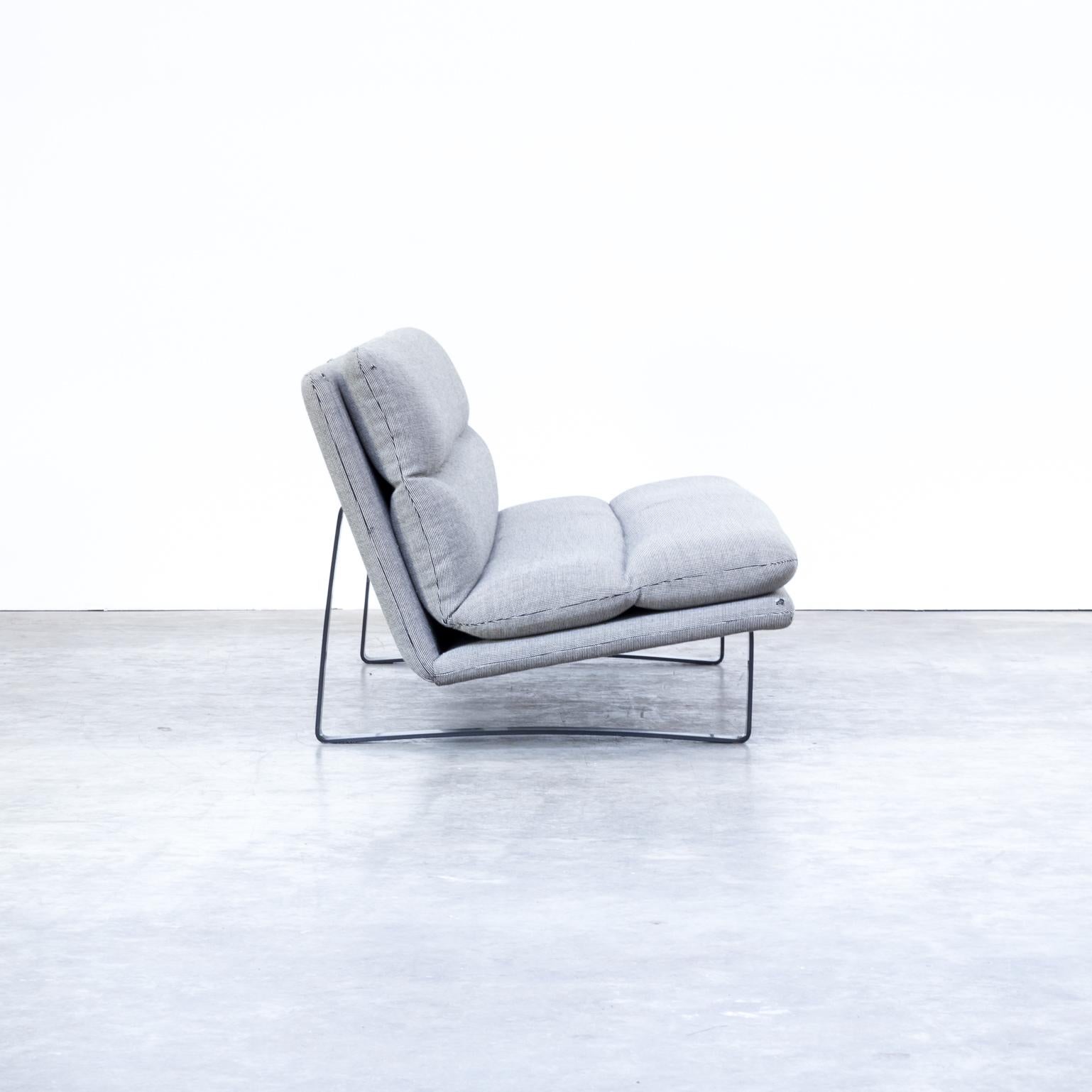 Dutch Kho Liang Ie C684 Grey Fabric Three Seat Sofa for Artifort For Sale