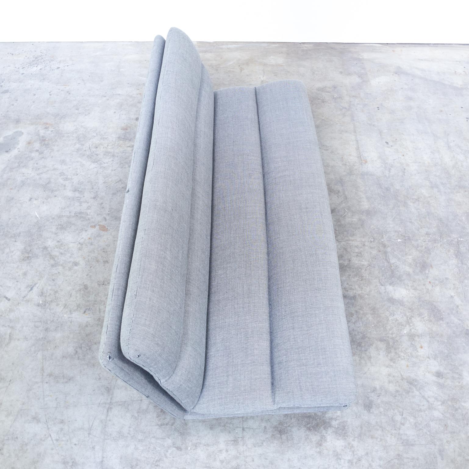 Mid-20th Century Kho Liang Ie C684 Grey Fabric Three Seat Sofa for Artifort For Sale