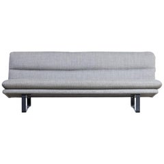 Kho Liang Ie C684 Grey Fabric Three Seat Sofa for Artifort