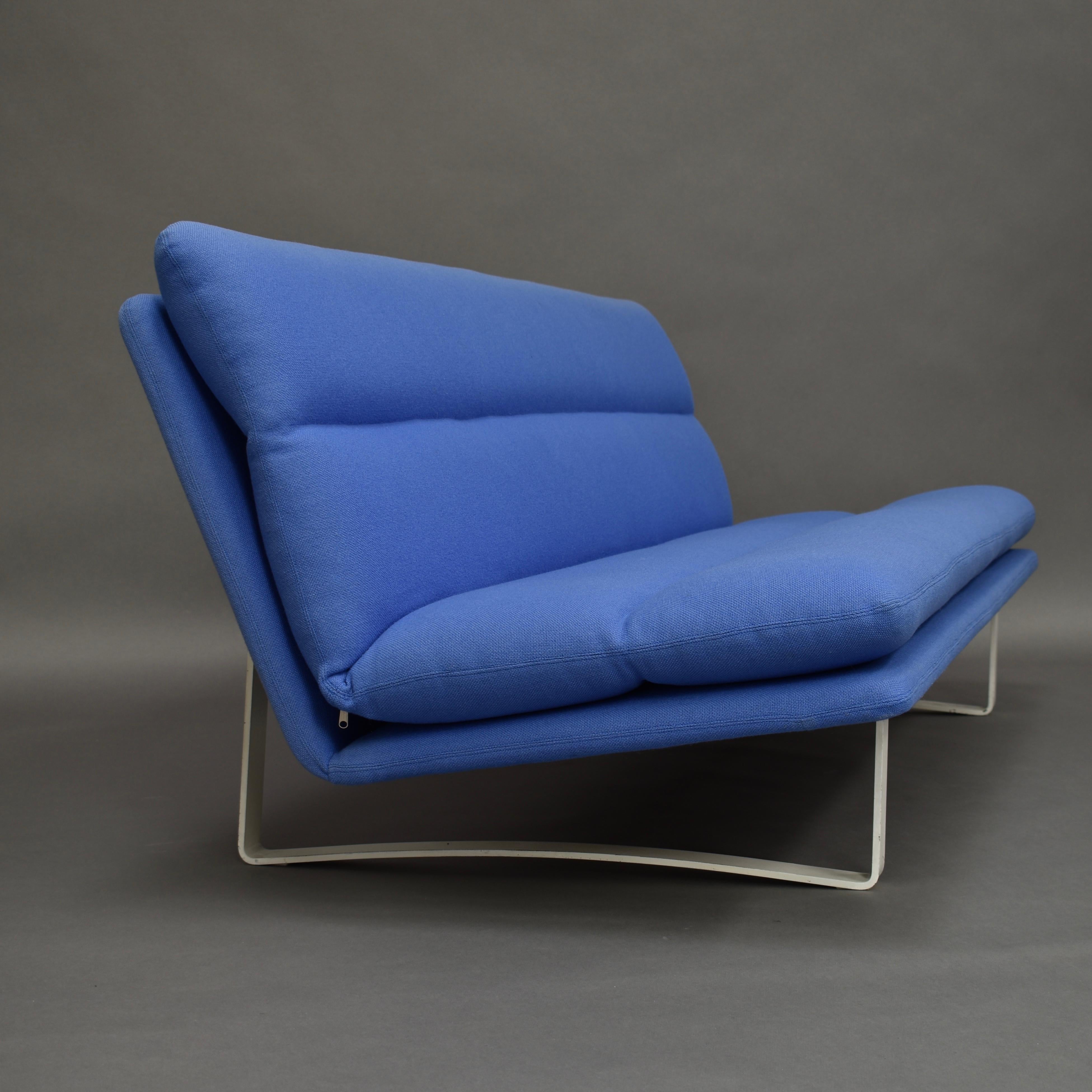 Metal Kho Liang Ie C684 Three-Seat Sofa for Artifort, Netherlands, circa 1968