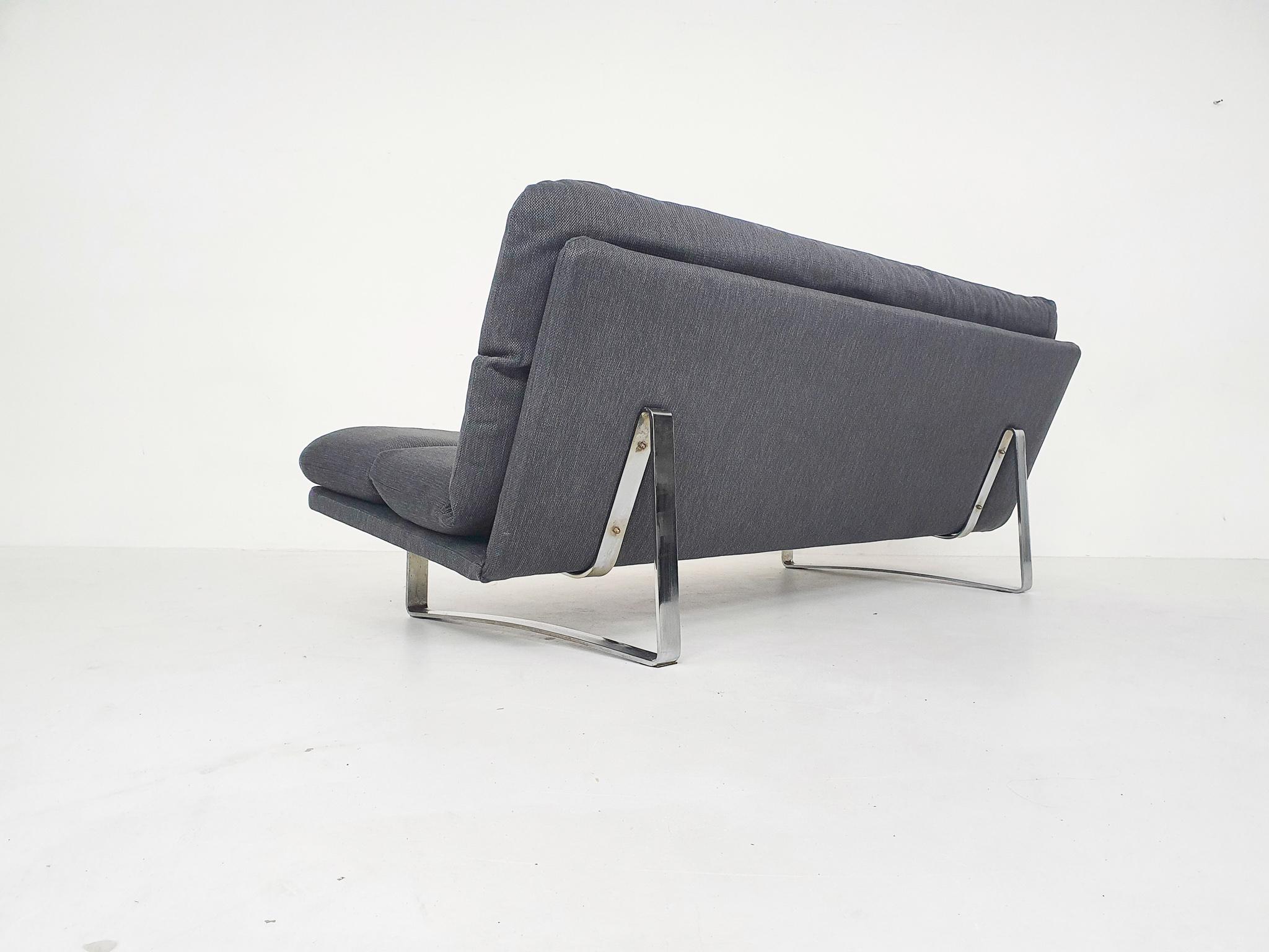 Metal Kho Liang Ie for Artifort C683 Sofa, the Netherlands, 1968