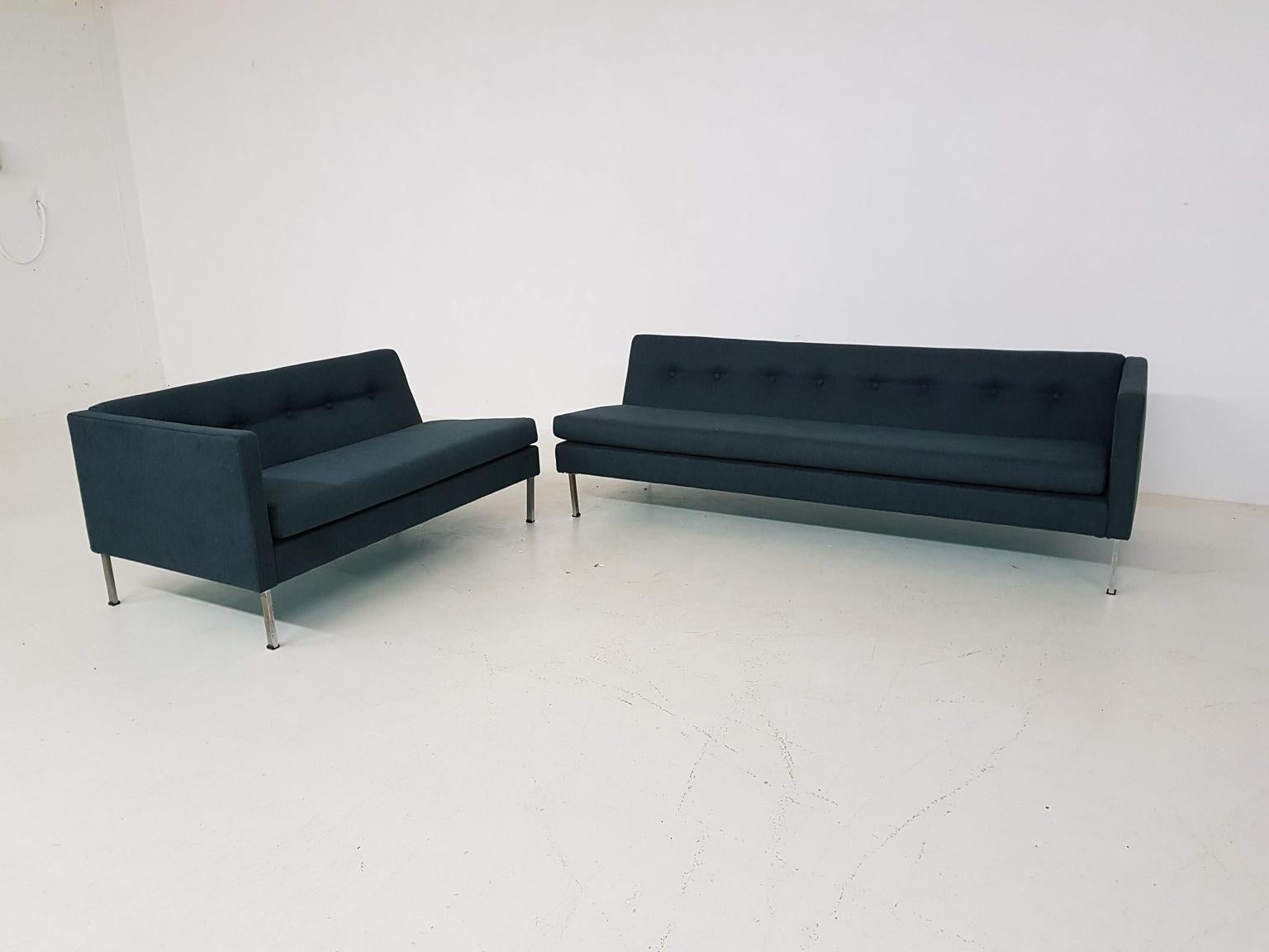Metal Kho Liang Ie for Artifort Model 680-686 Sofa with Corner Table, Dutch Modern 60s