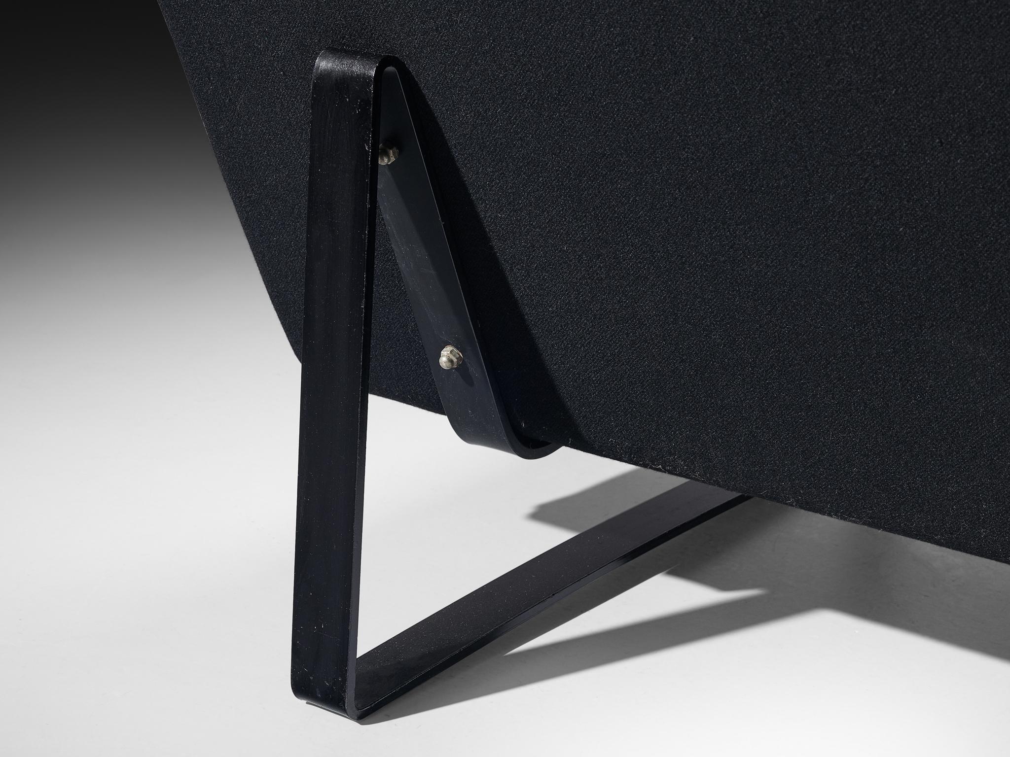 Kho Liang Ie for Artifort Sofas in Black Upholstery For Sale 3