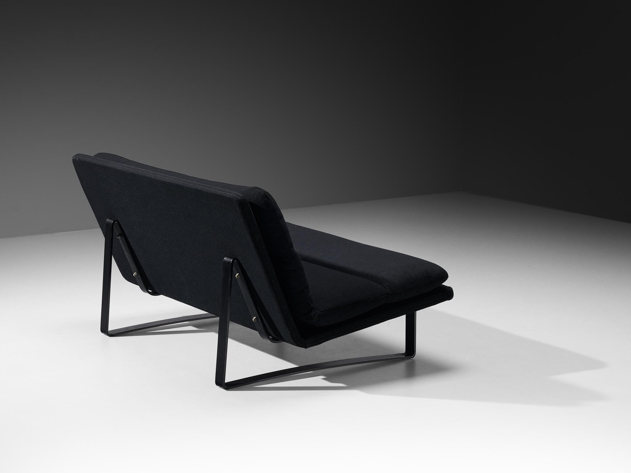 Kho Liang Ie for Artifort Sofas in Black Upholstery For Sale 2