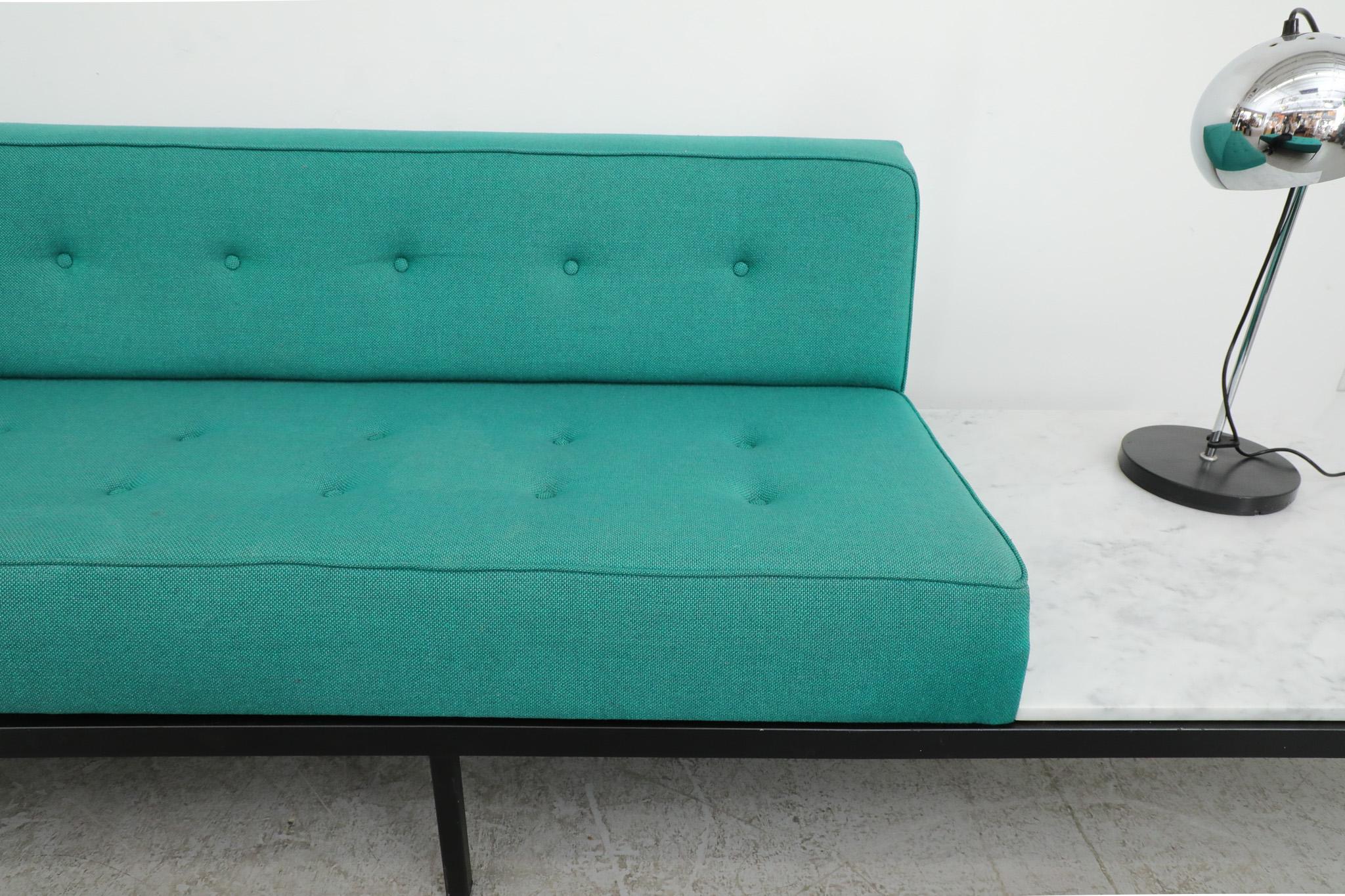 Metal Kho Liang Ie Model 070 Corner Sofa Set with Marble Side Table for Artifort, 1960 For Sale