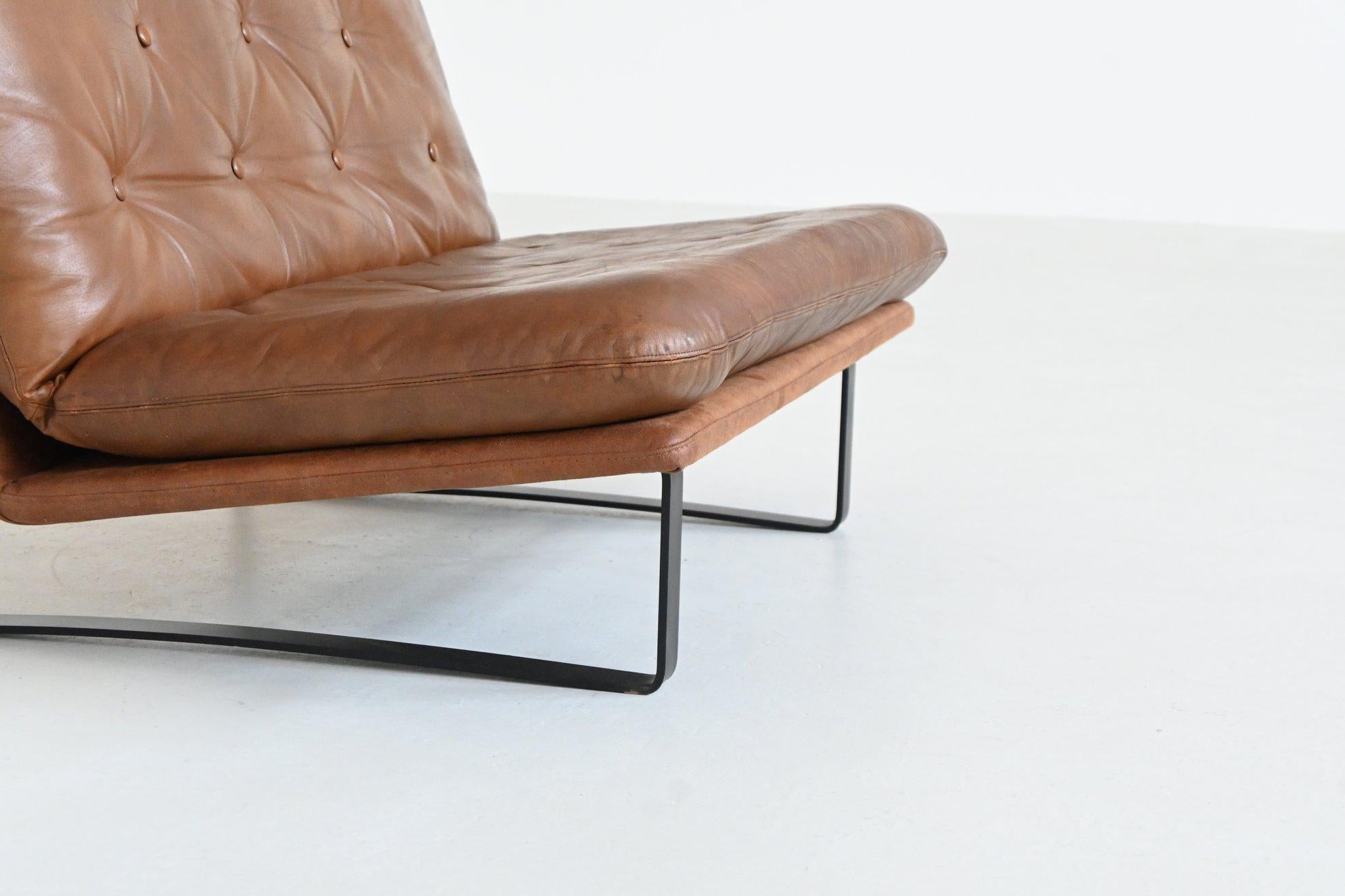 Milieu du XXe siècle Canapé deux places Kho Liang Ie modèle C683 Artifort Pays-Bas 1968 en vente