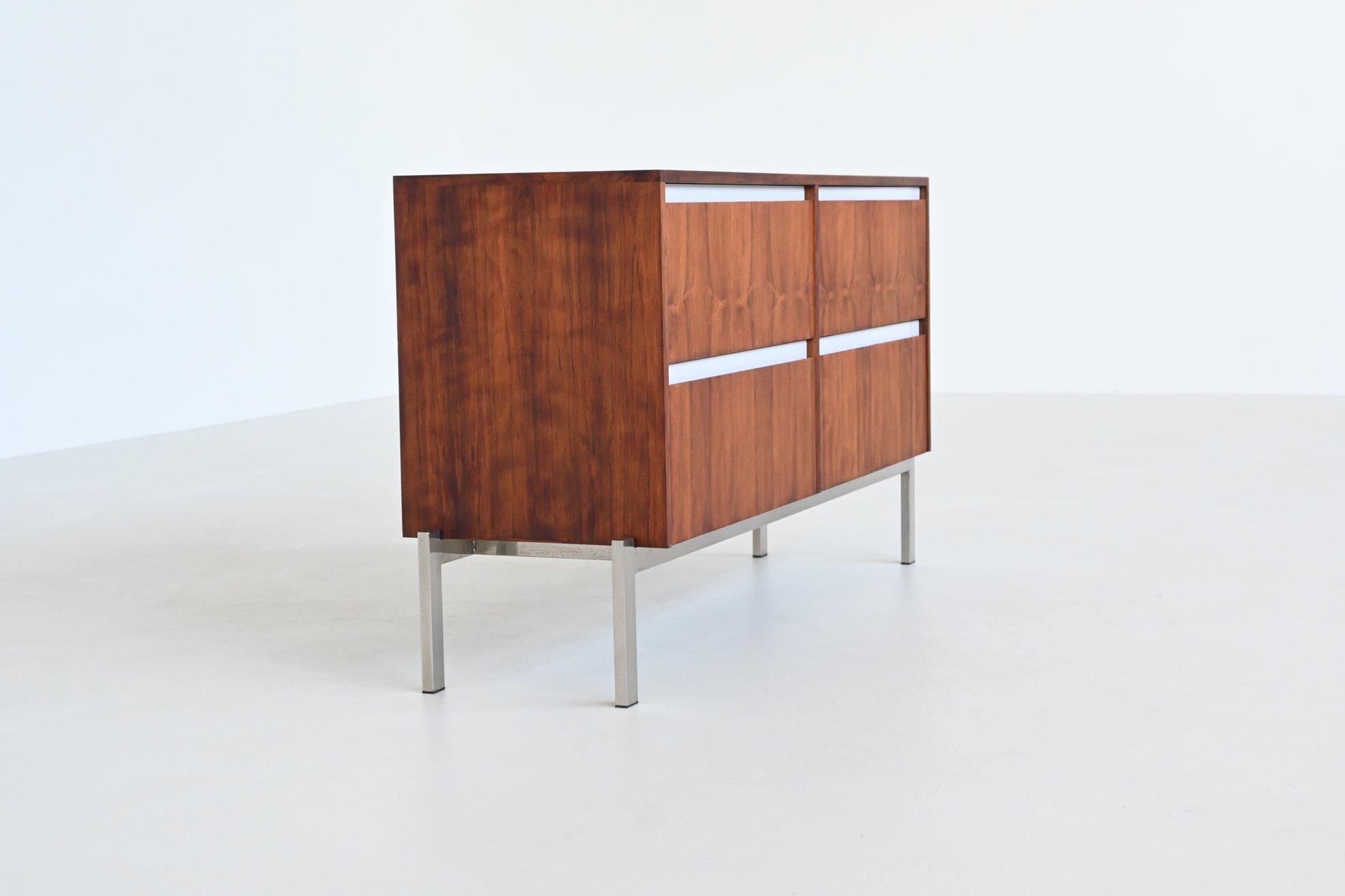 Mid-Century Modern Kho Liang Ie sideboard in rosewood Fristho The Netherlands 1957 For Sale