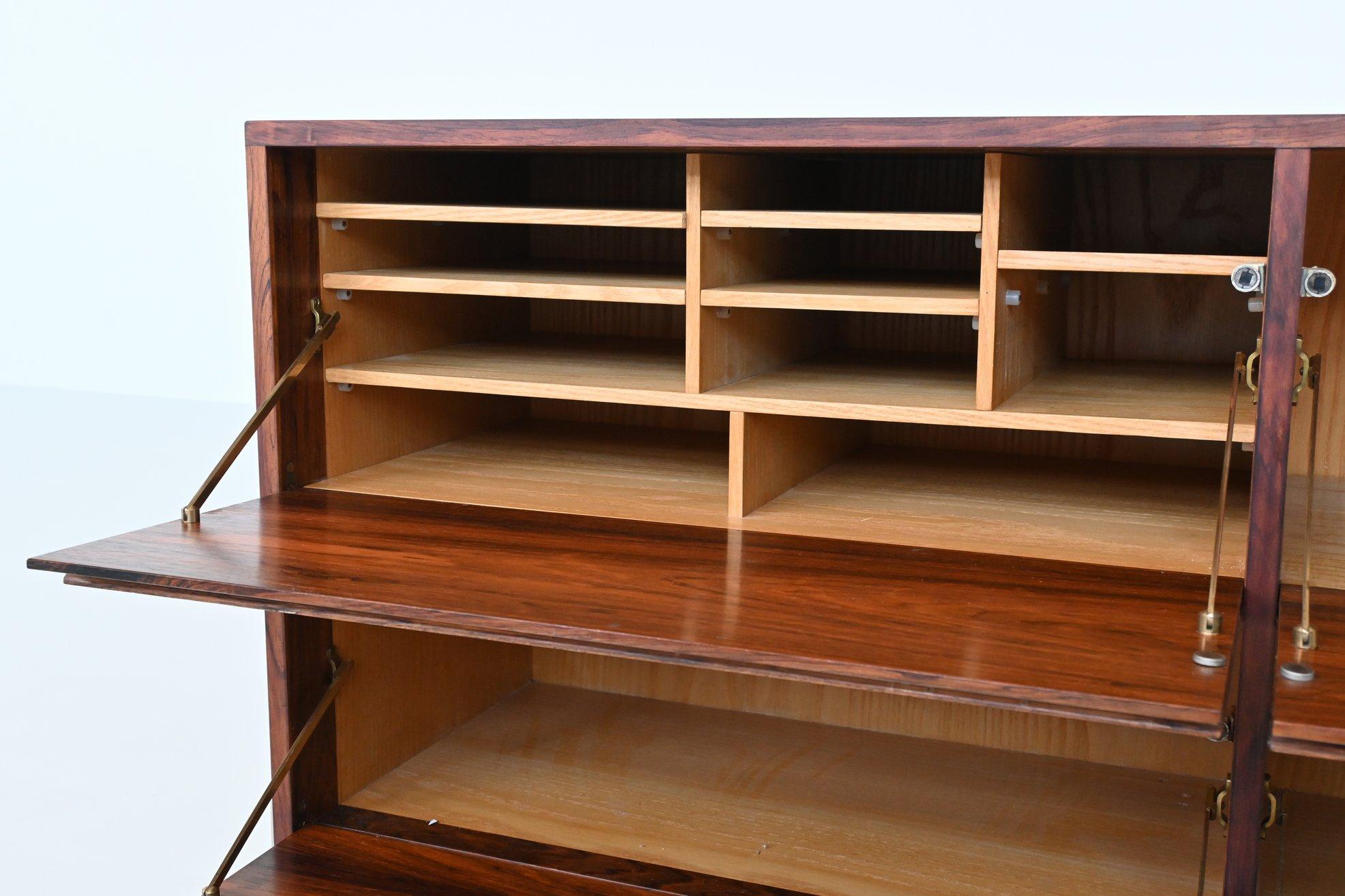 Mid-20th Century Kho Liang Ie sideboard in rosewood Fristho The Netherlands 1957 For Sale