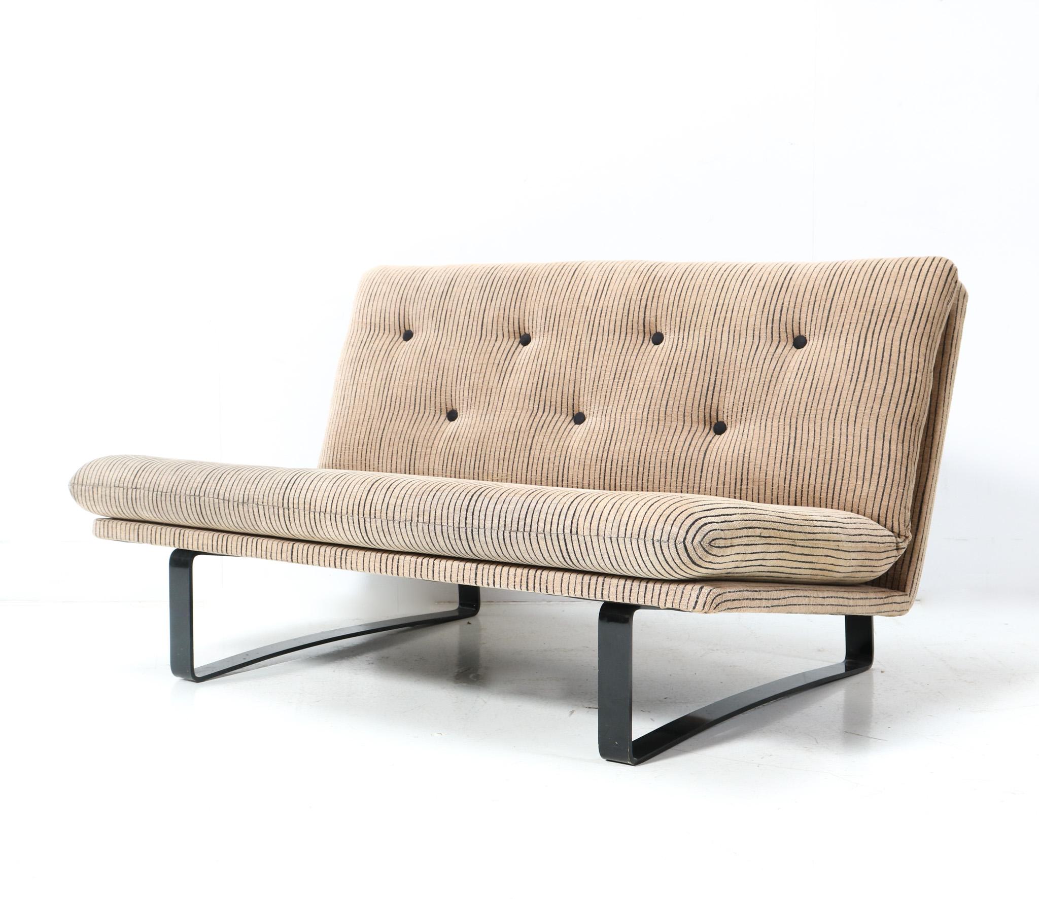 Lacquered Kho Liang Le for Artifort Mid-Century Modern C683 Two-Seater Sofa, 1968