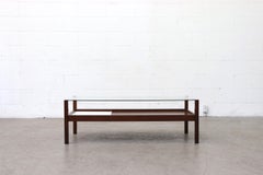 Kho Liang Le for t'Spectrum Wenge and Glass Coffee Table