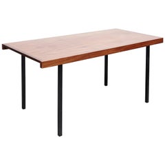 Kho Liang Le, Mid-Century Modern, Wood Metal, Dining Table, circa 1950