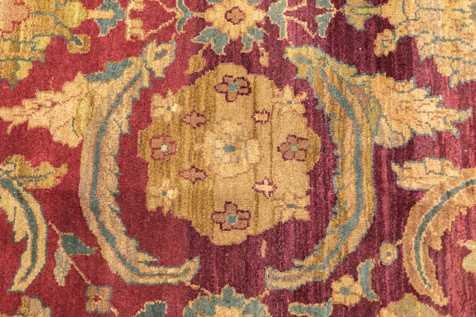 Wool Khorasan Design Rug 9'1'' x 12'2 For Sale
