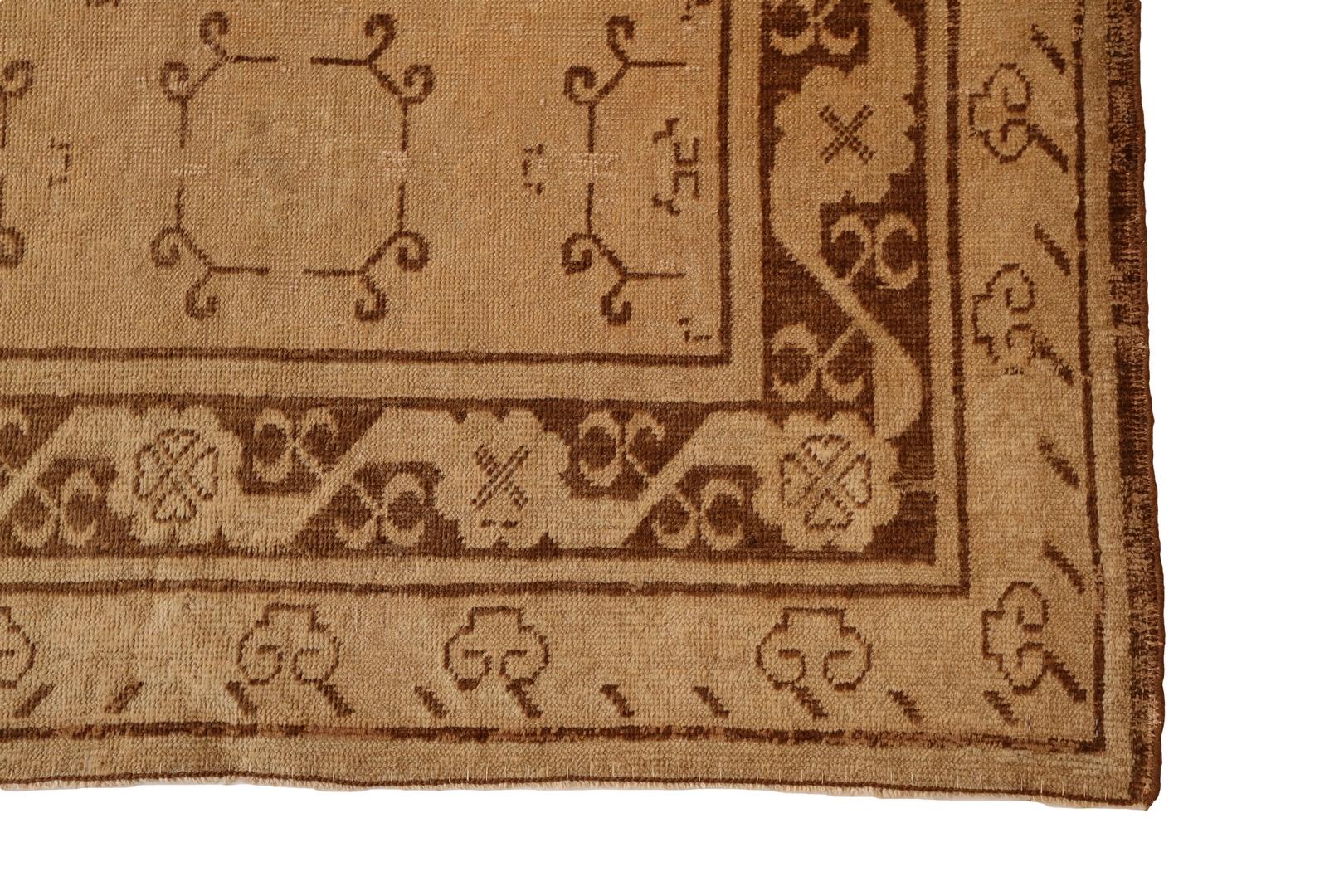 Khotan Antique Rug, Antique-Washed - 4'7