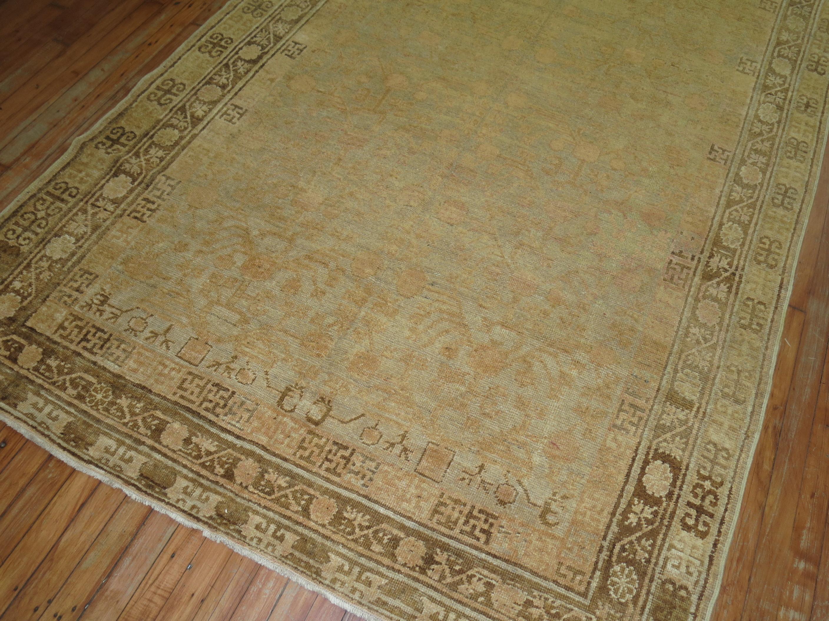 Khotan Carpet in Pale Colors 4