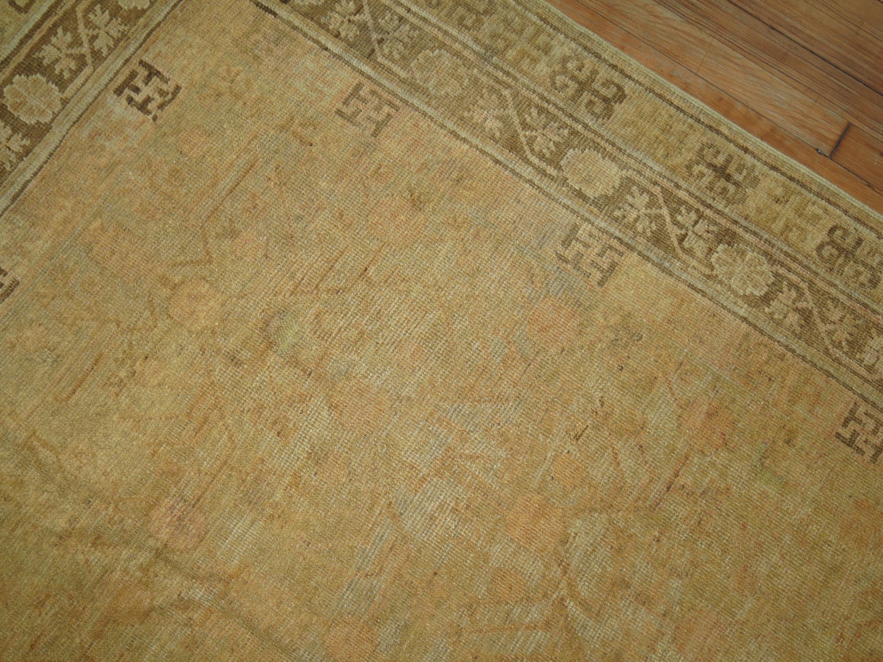 Wool Khotan Carpet in Pale Colors