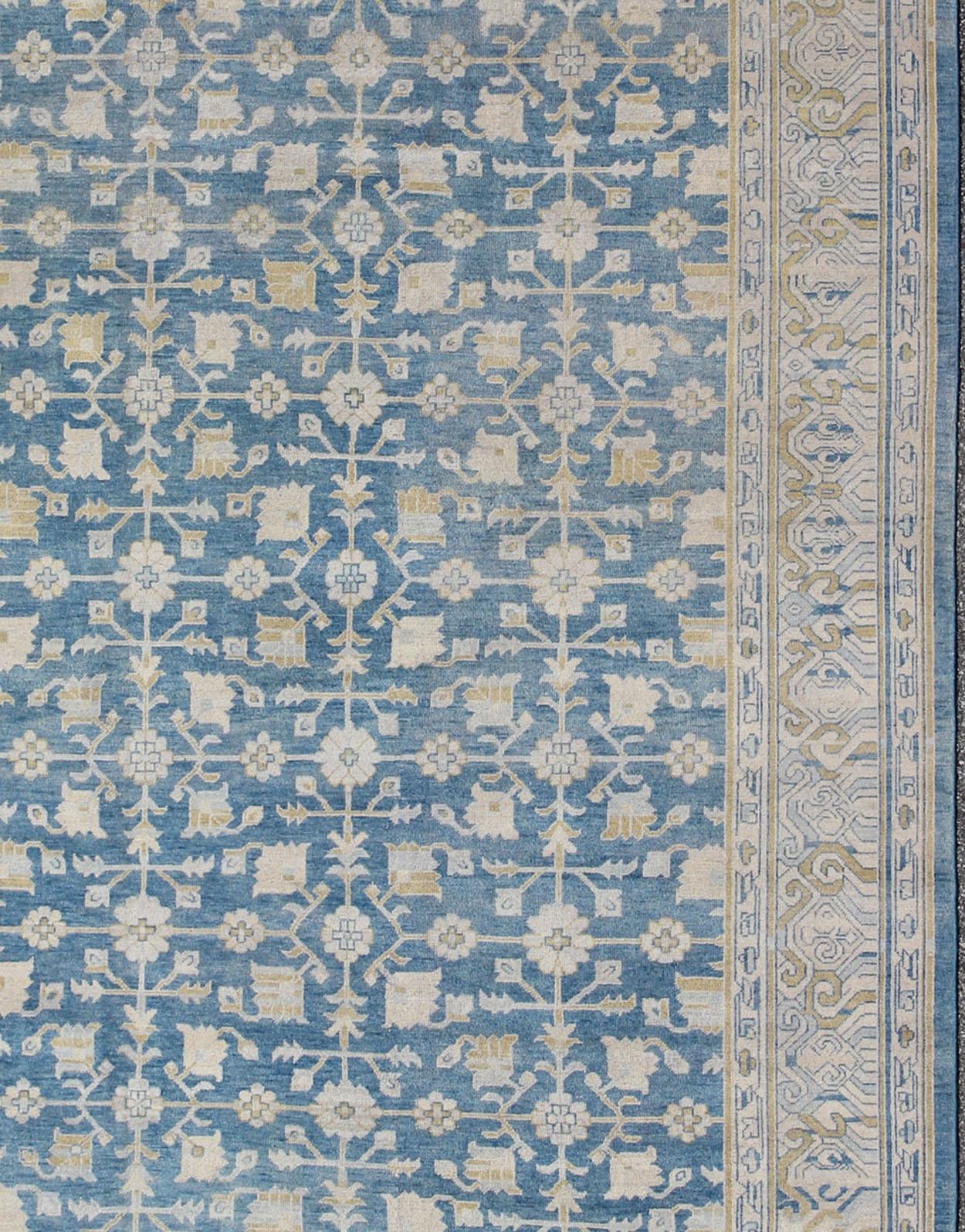 Khotan Design rug, rug OB-9333890-592044, country of origin / type: India / Khotan, circa Early-21st Century.


Measures: 10'0 x 14'0.
