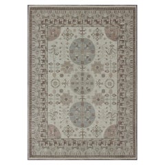 Tapis Khotan avec médaillons circulaires de Keivan Woven Arts