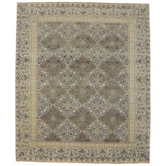 New Transitional Area Rug with Khotan Pattern and Modernist Neoclassic Style