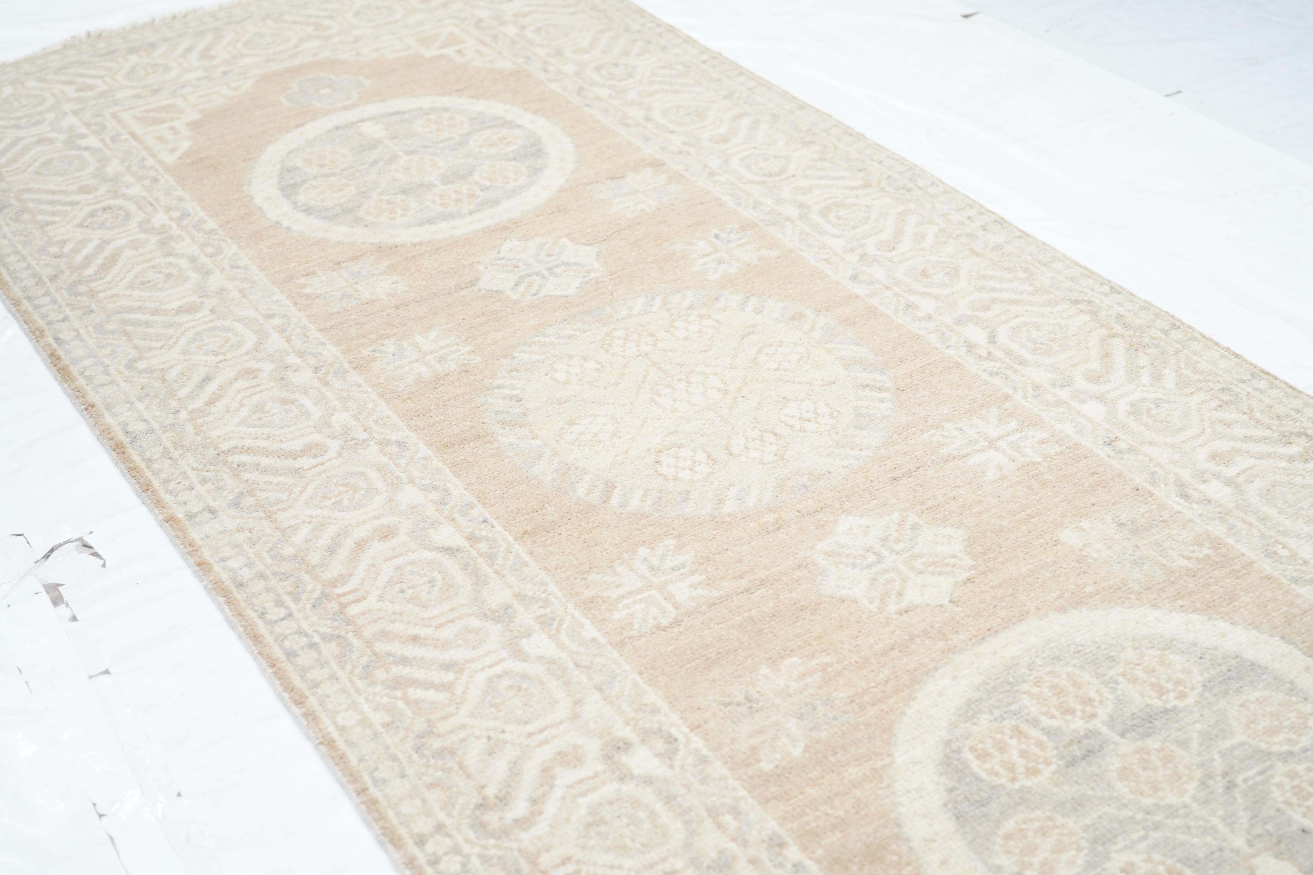 Persian Khotan Rug 2'6'' x 6'3'' For Sale