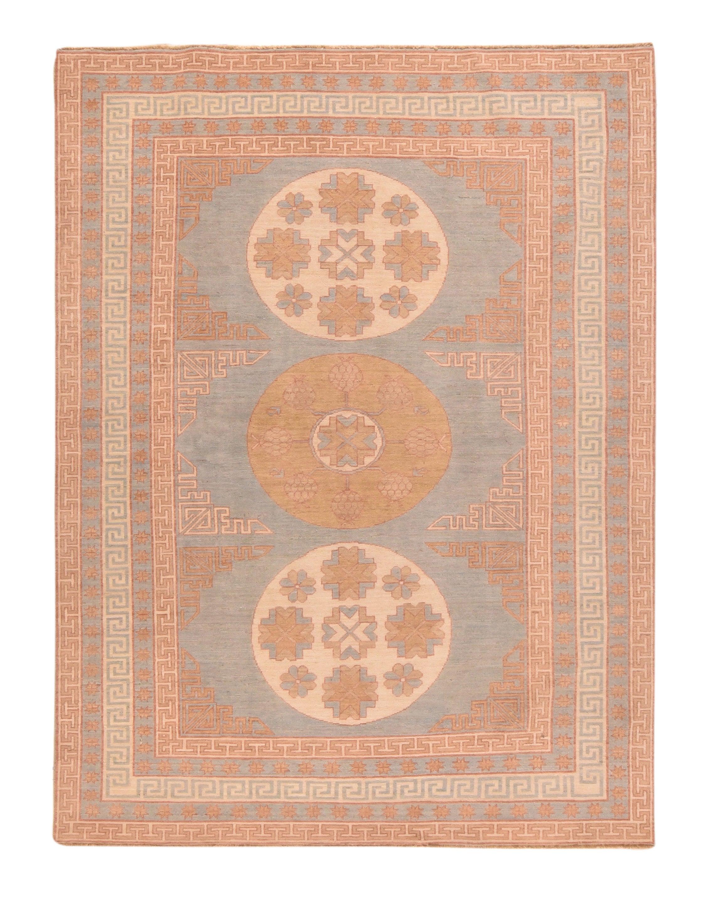 Tapis Khotan 6'3'' x 8'6'' Neuf - En vente à New York, NY
