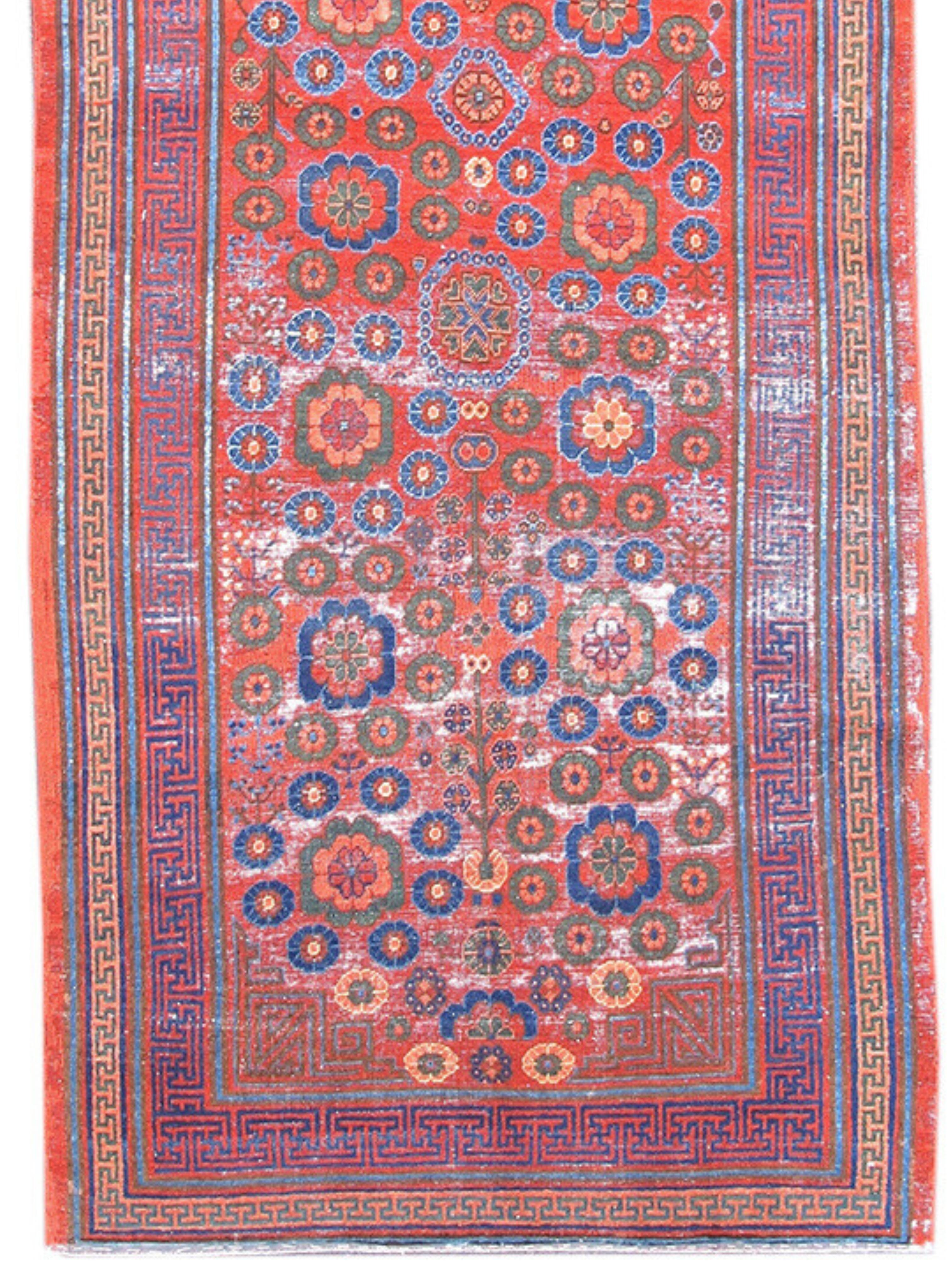 Tappeto Khotan, inizio XIX secolo

Informazioni aggiuntive:
Dimensioni: 8'4