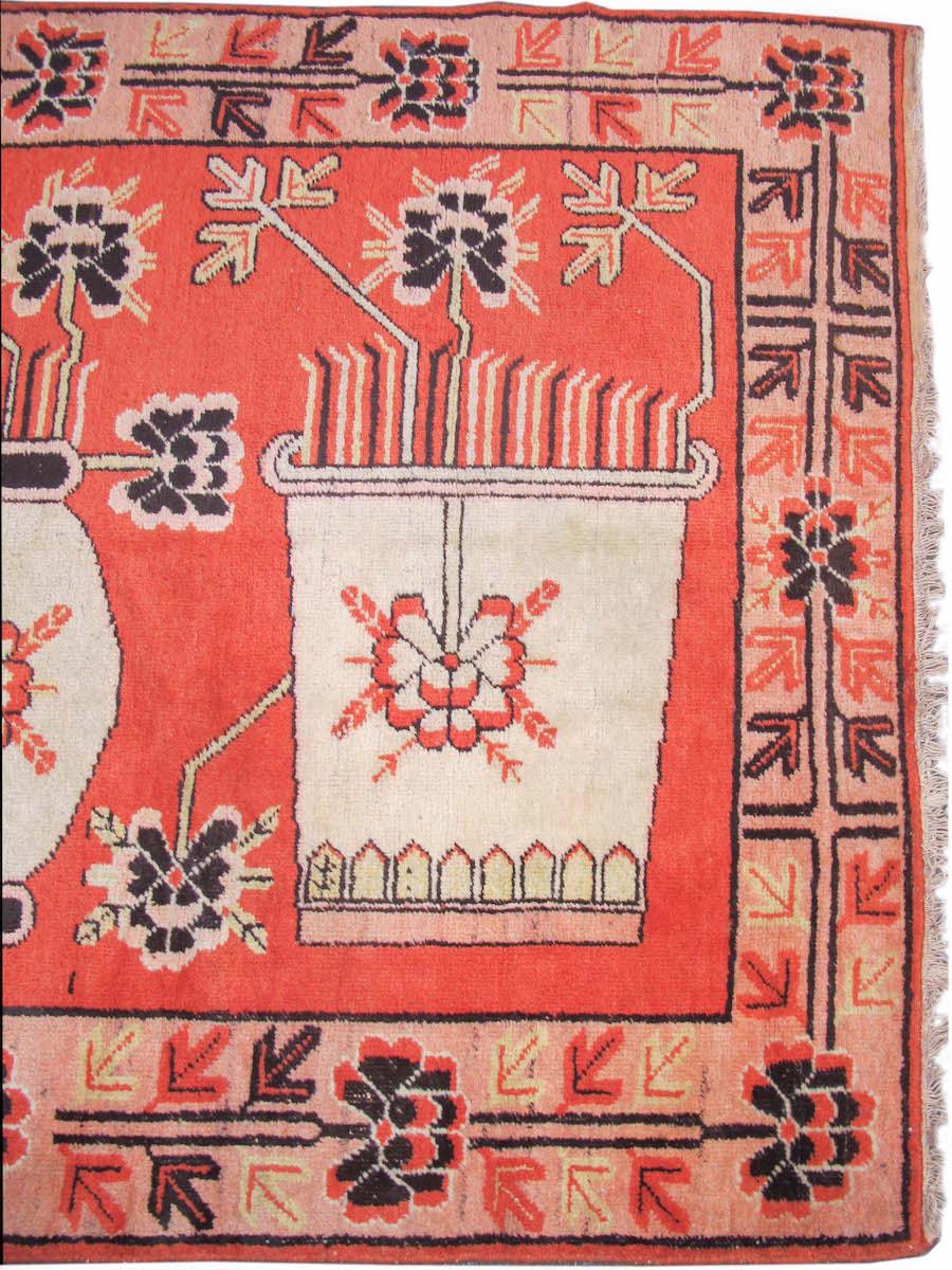 Kazakh Tapis Khotan, début du 20e siècle en vente