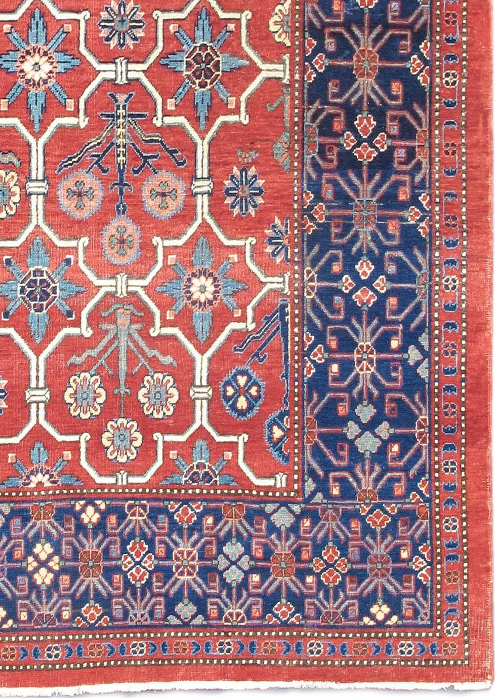 East Turkestan Khotan rug. Measures: 4'9