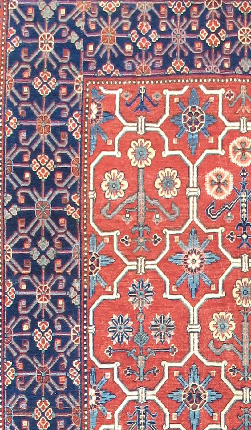 Hand-Knotted Khotan Rug For Sale