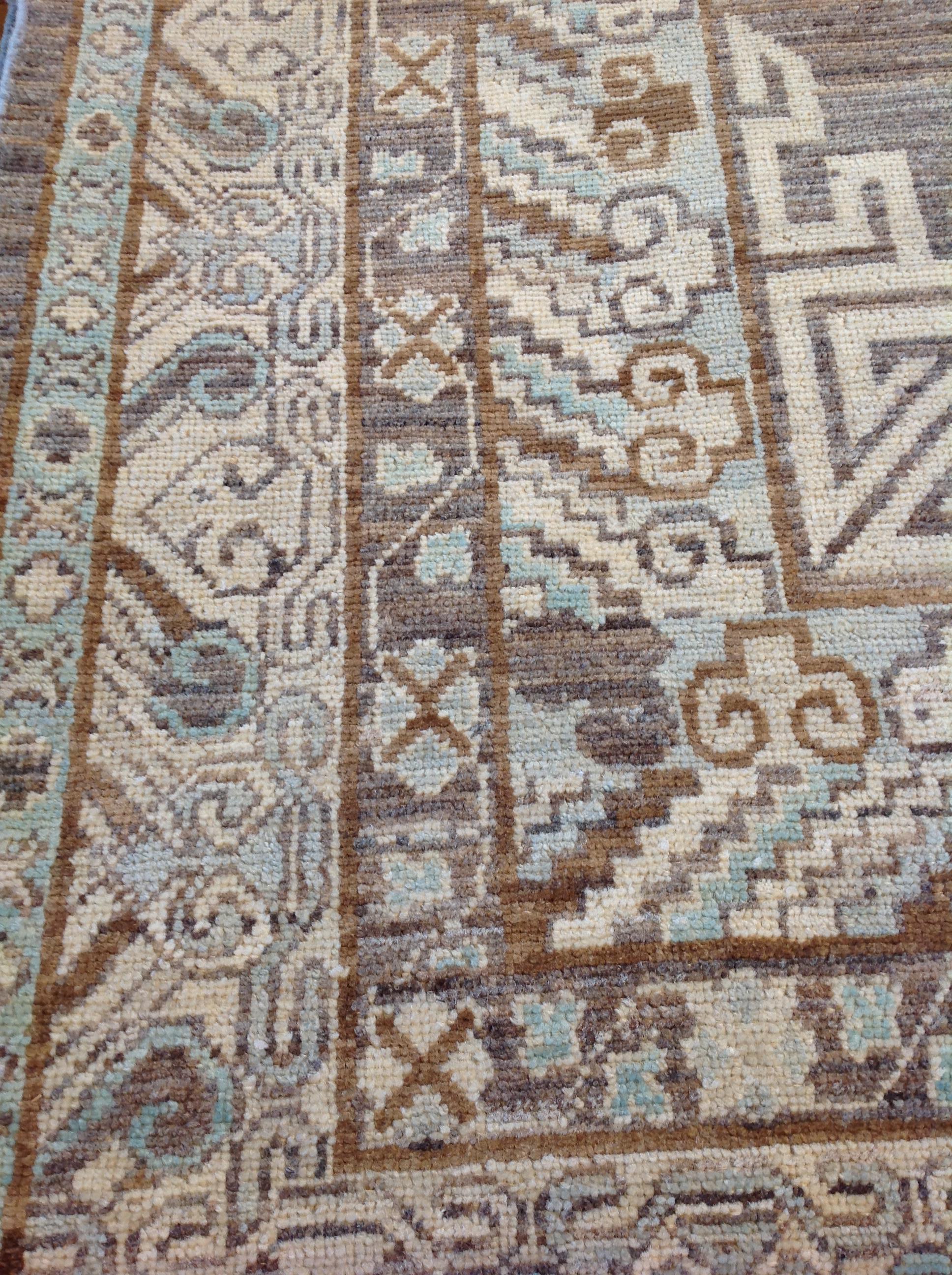 Wool Contemporary Khotan Rug For Sale