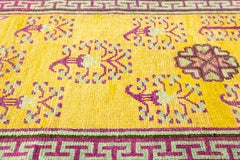 Khotan Rug Runner Yellow&Purple