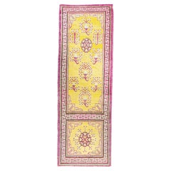 Khotan Rug Runner Yellow&Purple