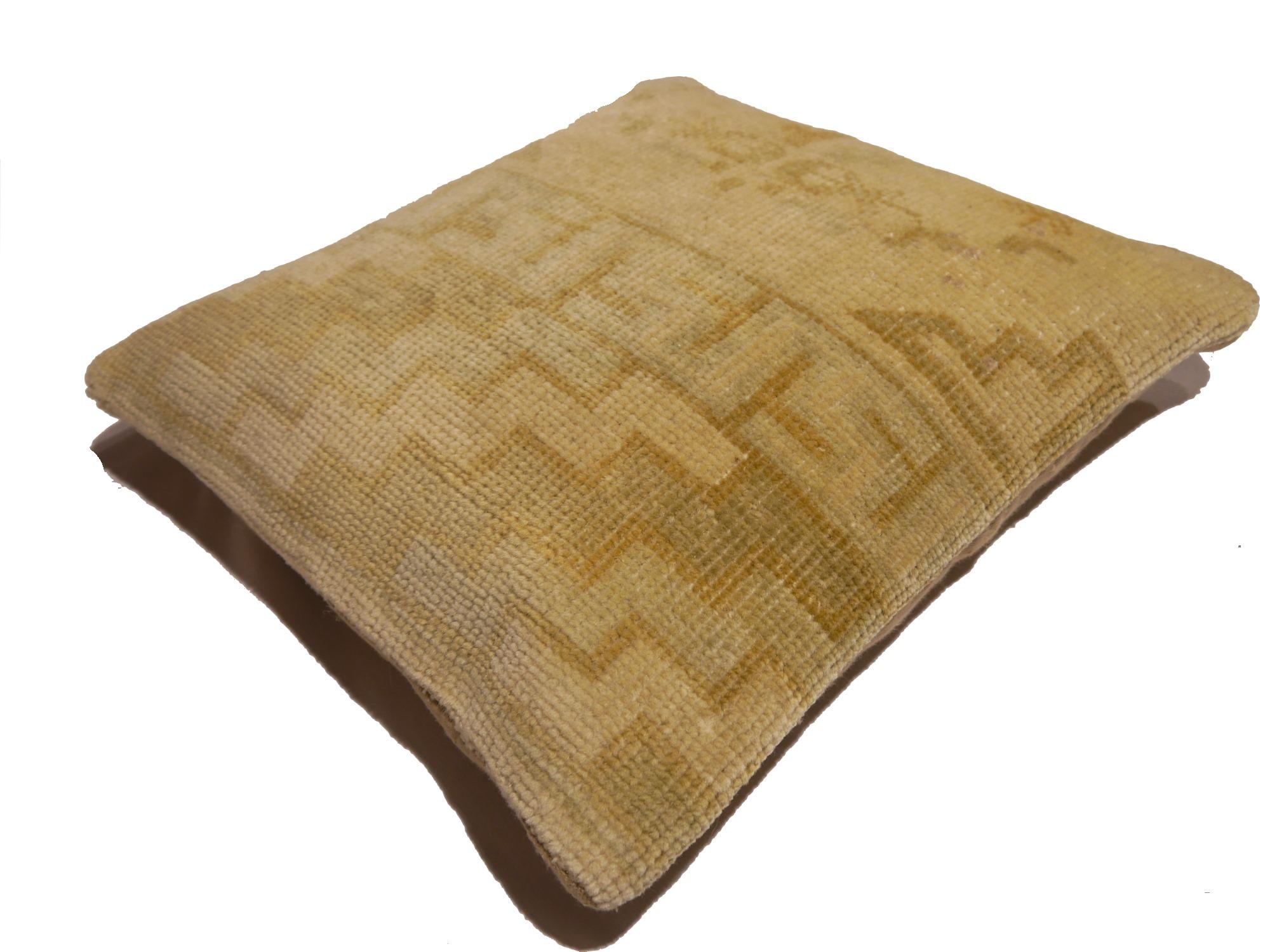 Couvre-oreiller décoratif en tapis noué à la main de Khotan Samarkand Neuf - En vente à Lohr, Bavaria, DE